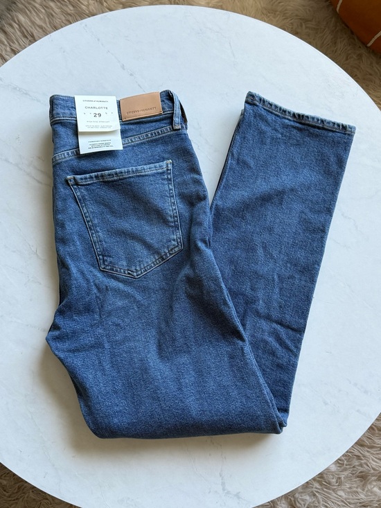 Citizens of Humanity Charlotte Jeans 29 High Rise Straight Comfort Stretch NWT